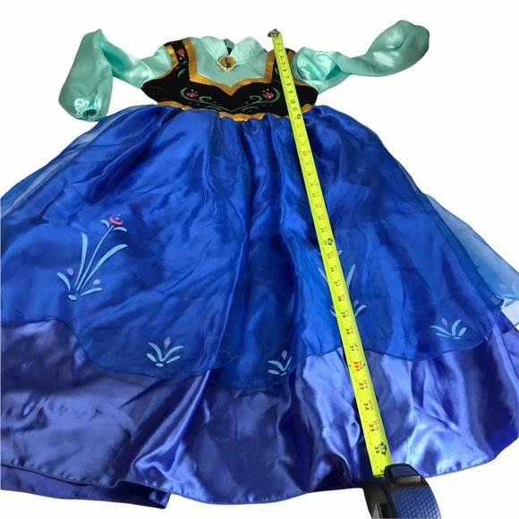 Halloween Costume Girl's Kid / Youth FROZEN Princess Anna Blue Full Tulle Skirt. - Picture 14 of 16